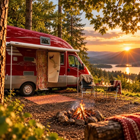 Camper home vierkant